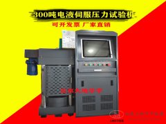 300噸電液伺服壓力試驗(yàn)機(jī) 3000KN全自動壓力機(jī)